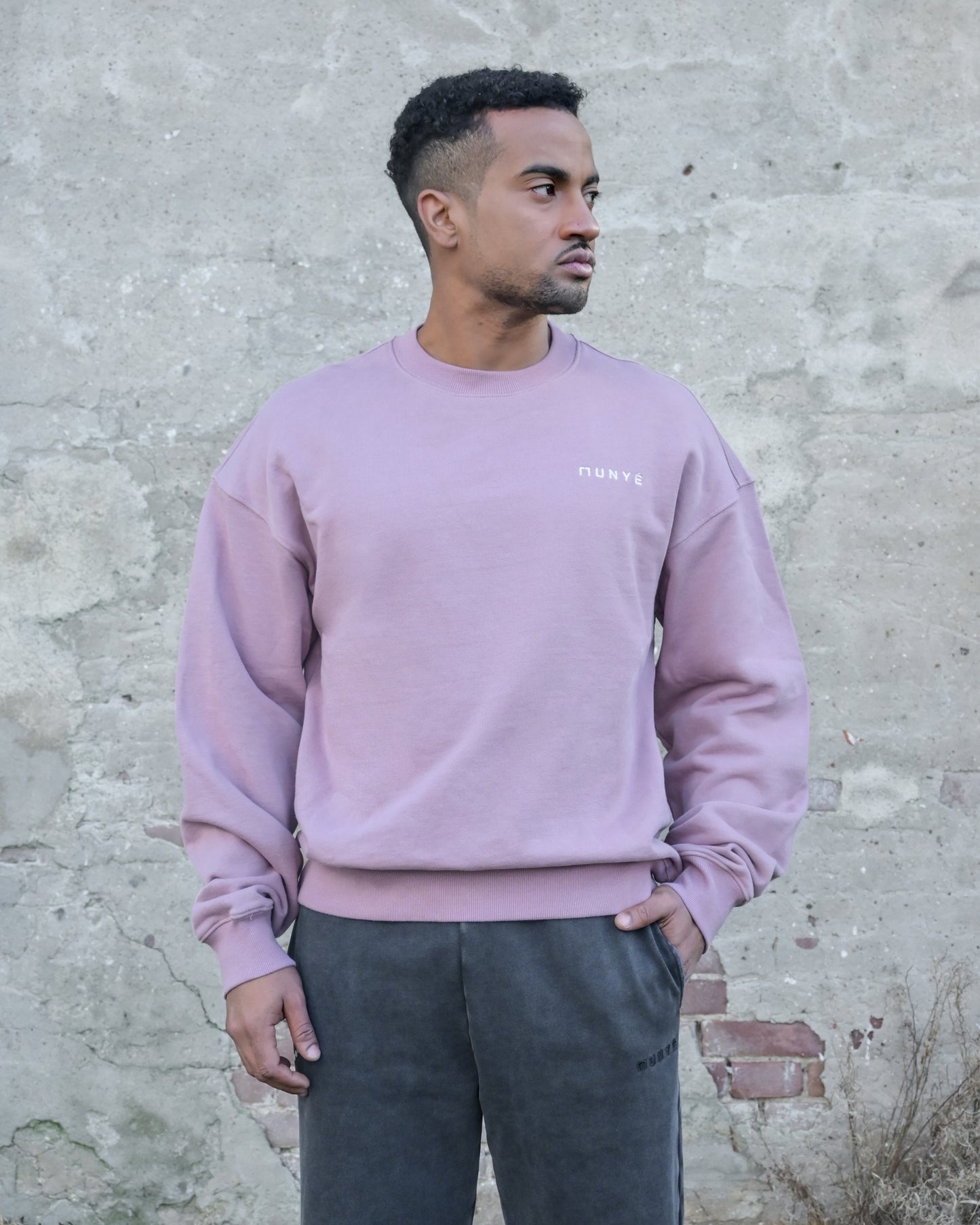 MUNYÉ Vein Sweater - Pink