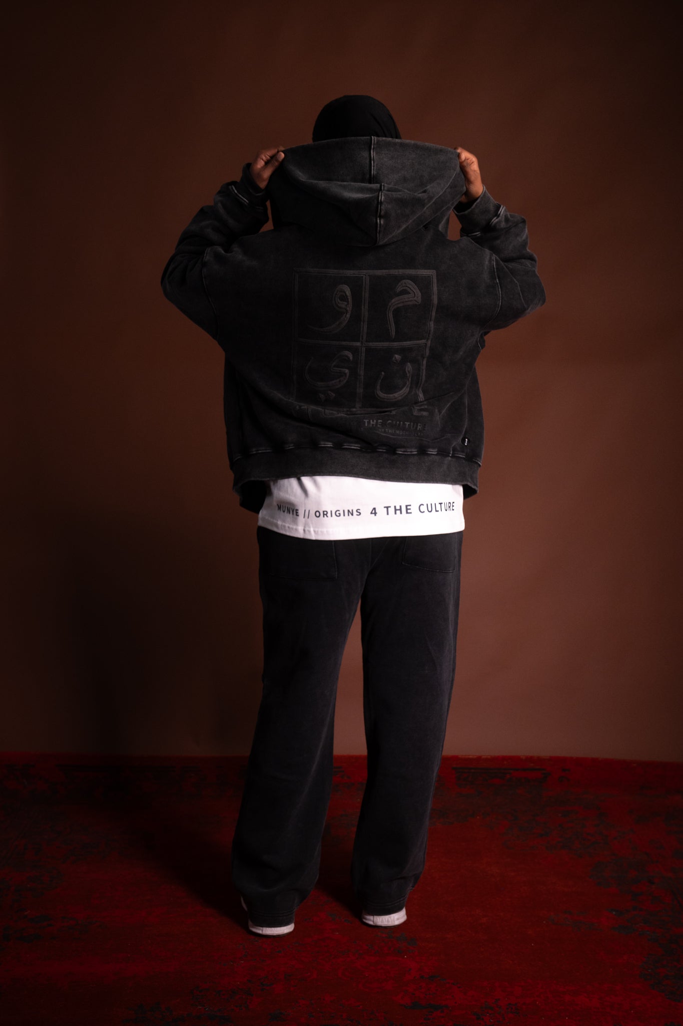 MUNYÉ Vintage Sweatpants - Black Washed