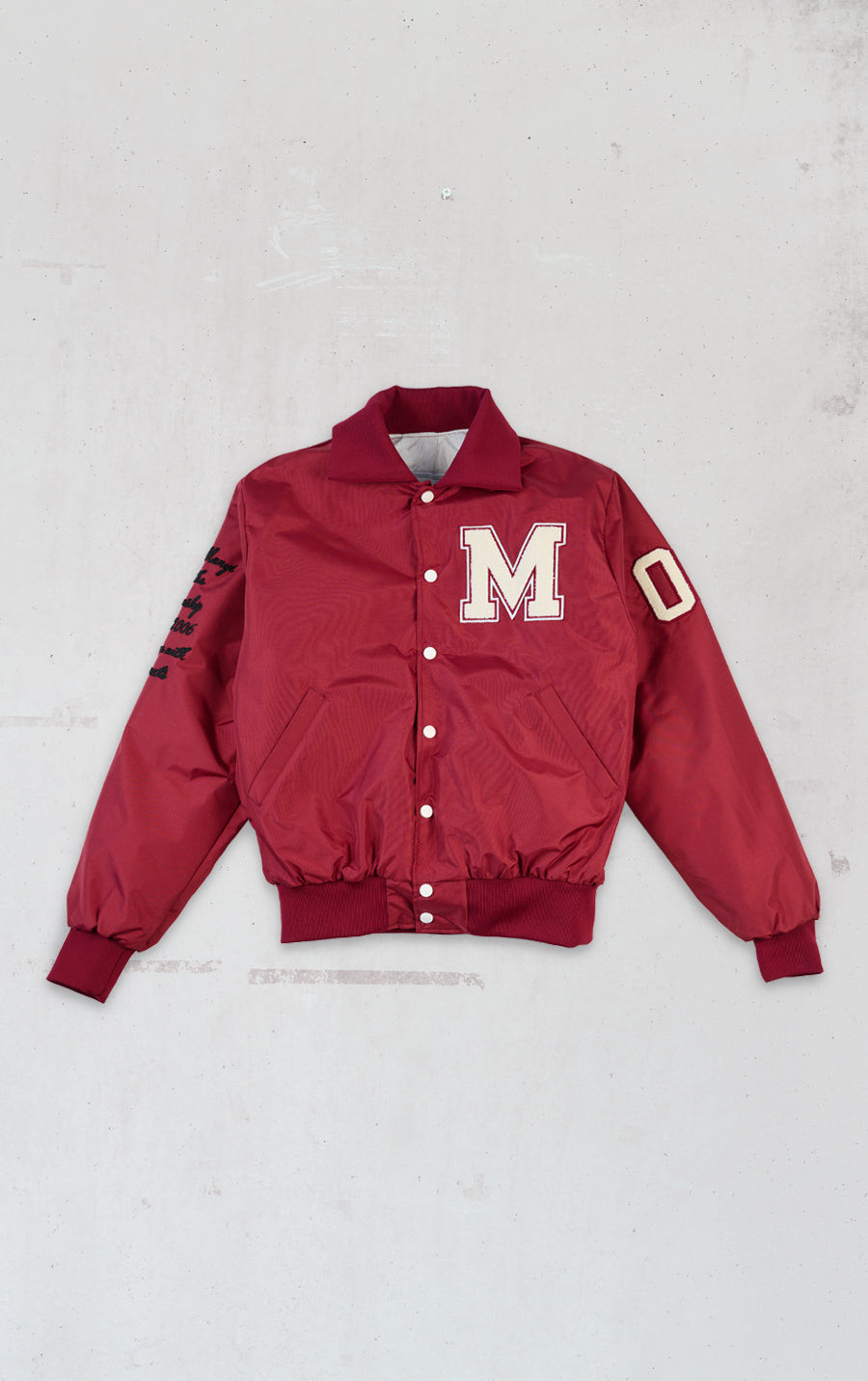 MUNYÉ Bomber Collar - Burgundy