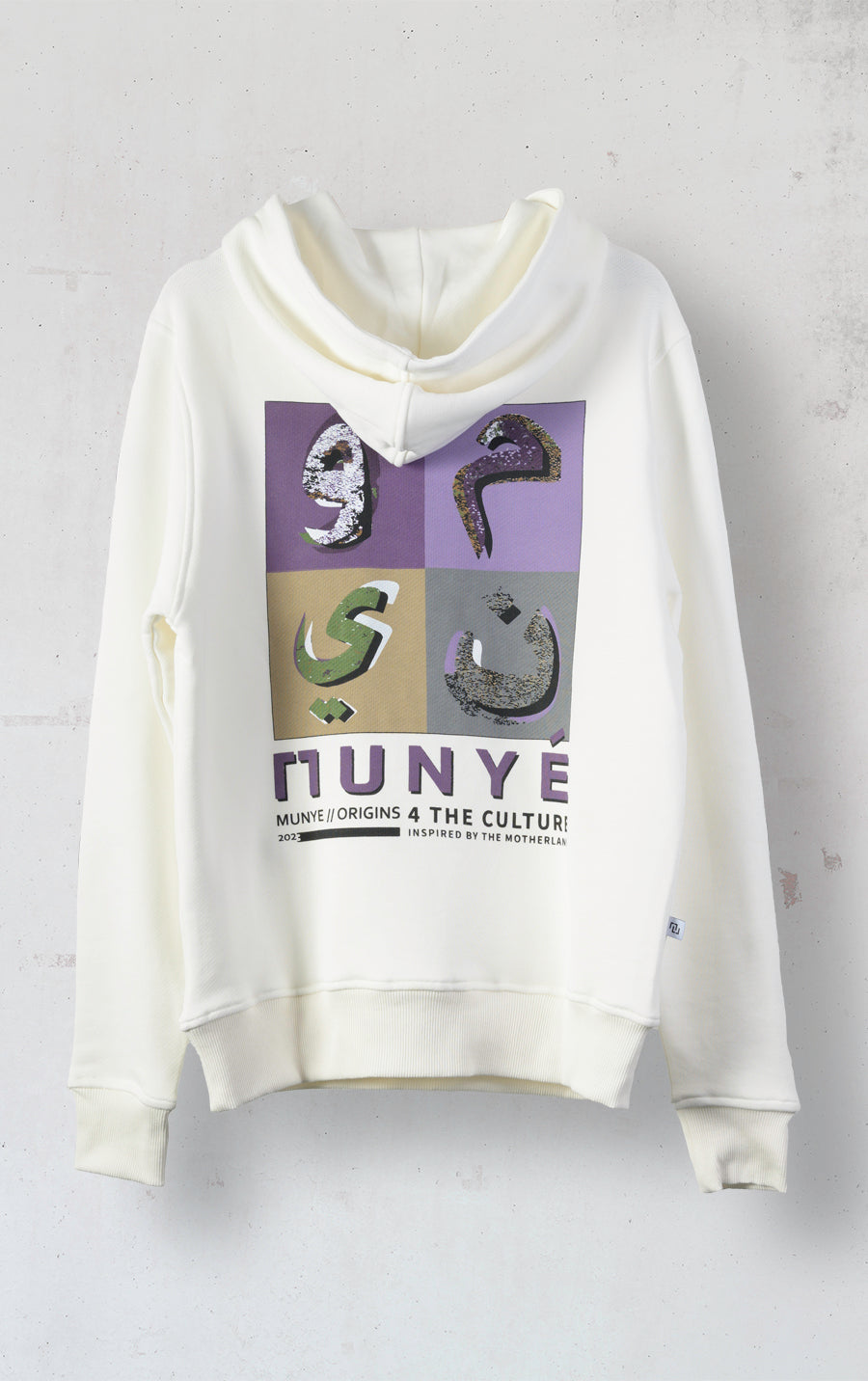 MUNYÉ Motherland Hoodie - Off White – munye.com