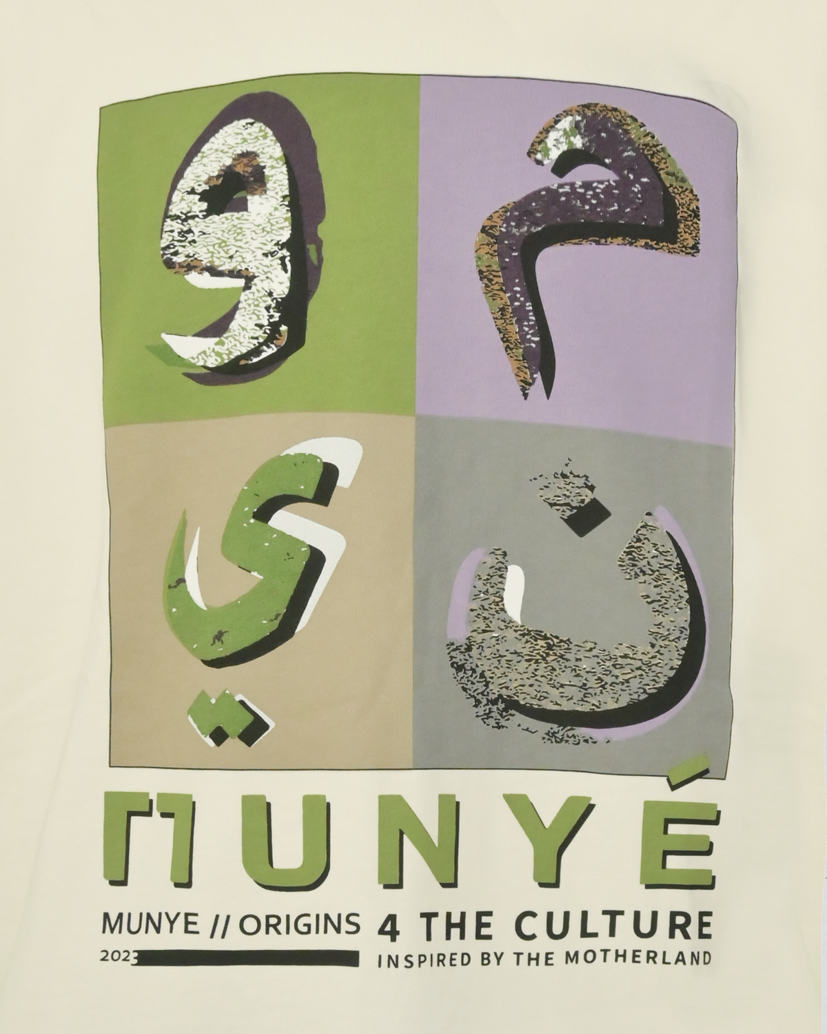 MUNYÉ Motherland Tee - Off White