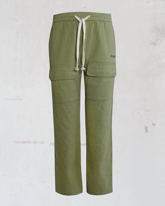 MUNYÉ Cargo Pants - Green Washed