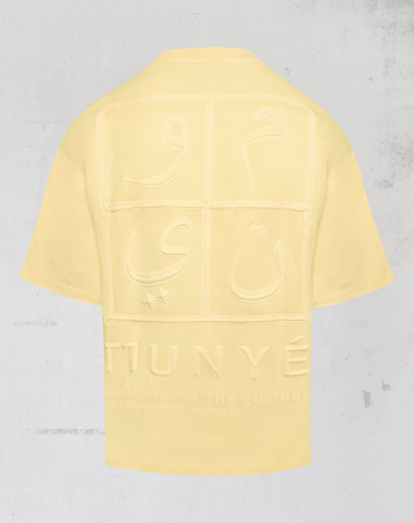 MUNYÉ Urban Vein Tee - Yellow
