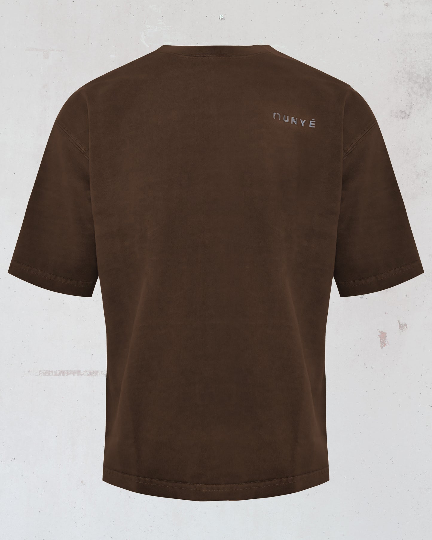 MUNYÉ Urban Vein Tee – Brown Washed