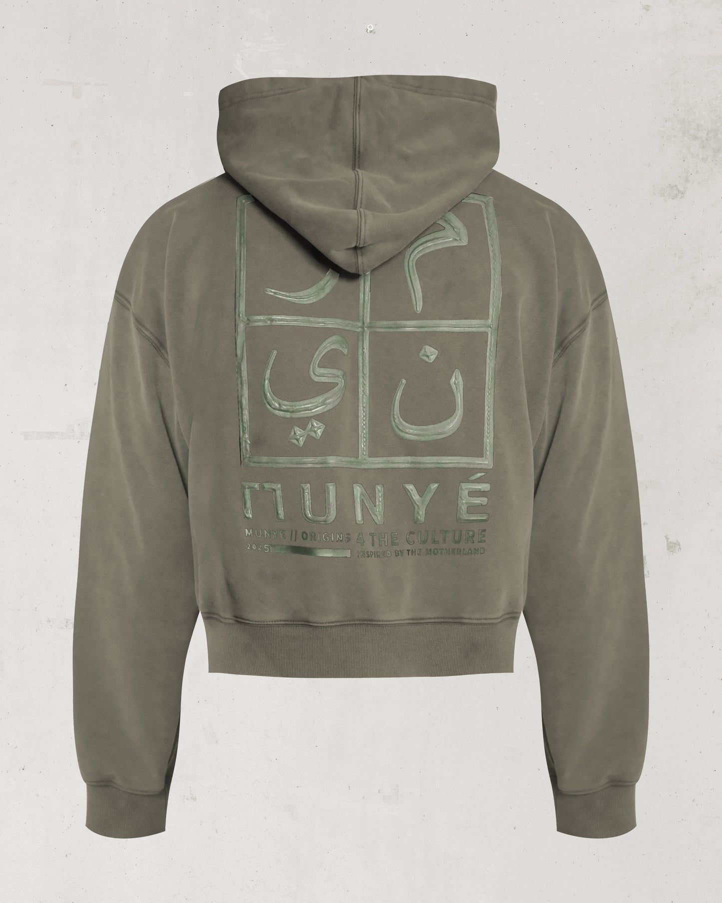 MUNYÉ Vein Hoodie - Green