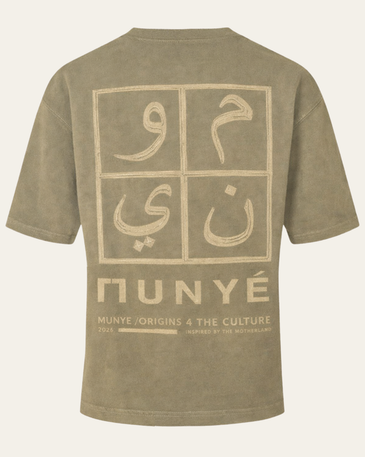 MUNYÉ Urban Vein Tee | Washed Green