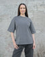 MUNYÉ Urban Vein Tee - Grey Washed