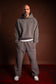 MUNYÉ Vein Disrupted Hoodie Dark Grey