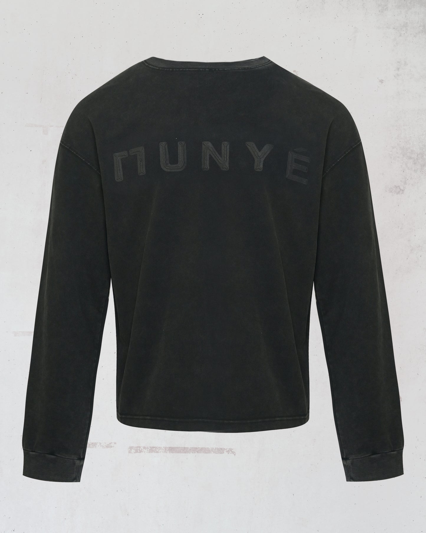 MUNYÉ Core Long Sleeve - Washed Black | COMING SOON