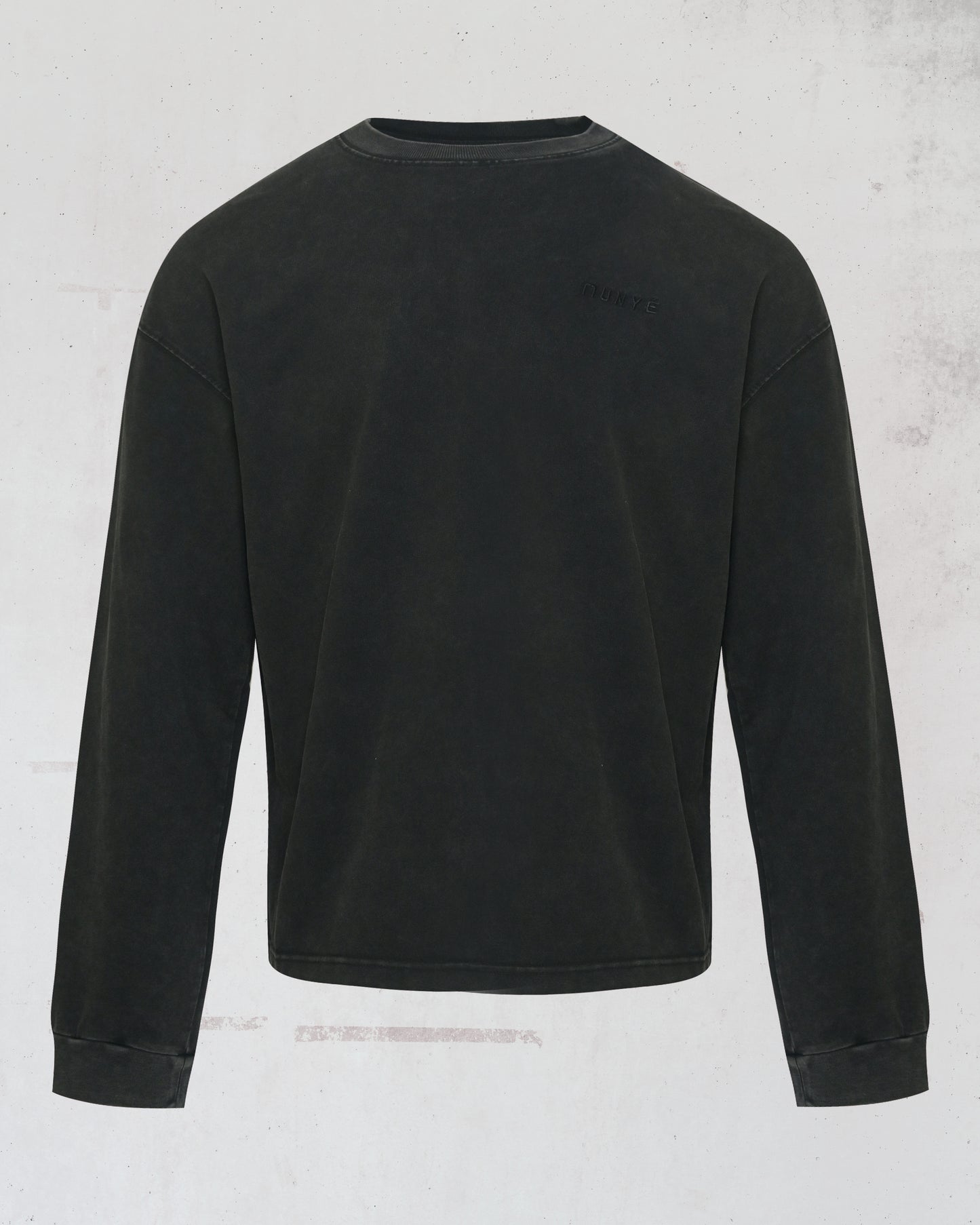 MUNYÉ Core Long Sleeve - Washed Black | COMING SOON