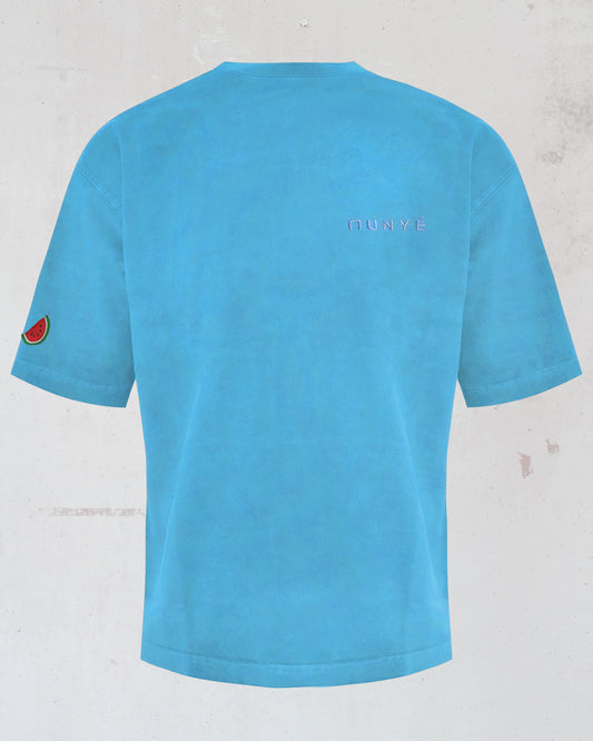 MUNYÉ x Halal Village Tee Blue