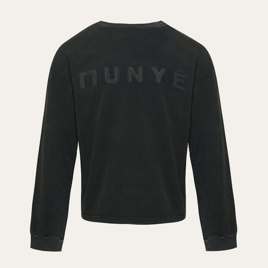 MUNYÉ Core Long Sleeve | Washed Black
