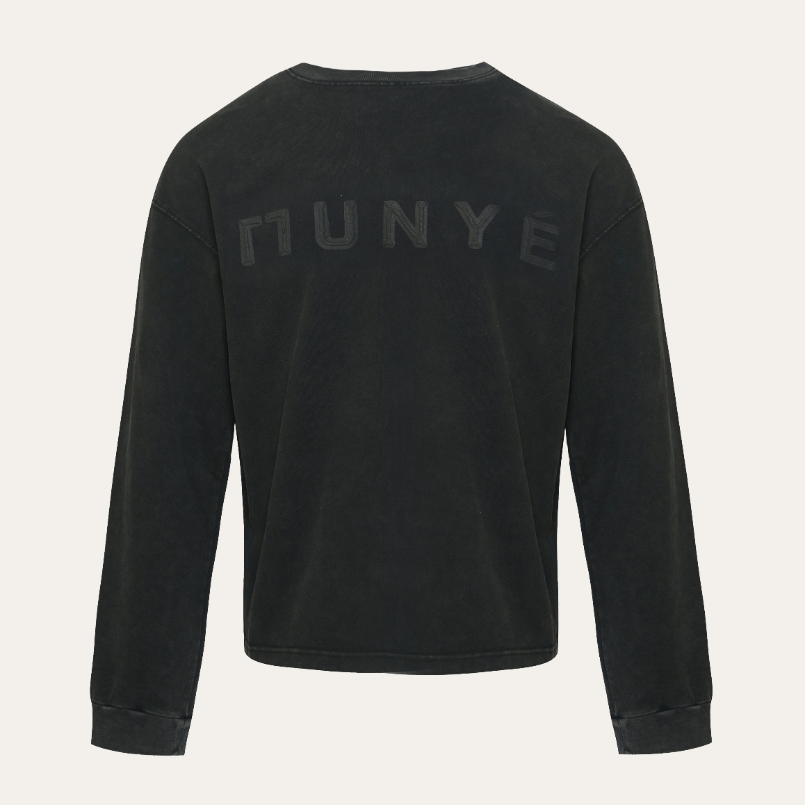 MUNYÉ Core Long Sleeve - Washed Black