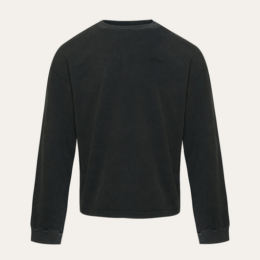 MUNYÉ Core Long Sleeve - Washed Black