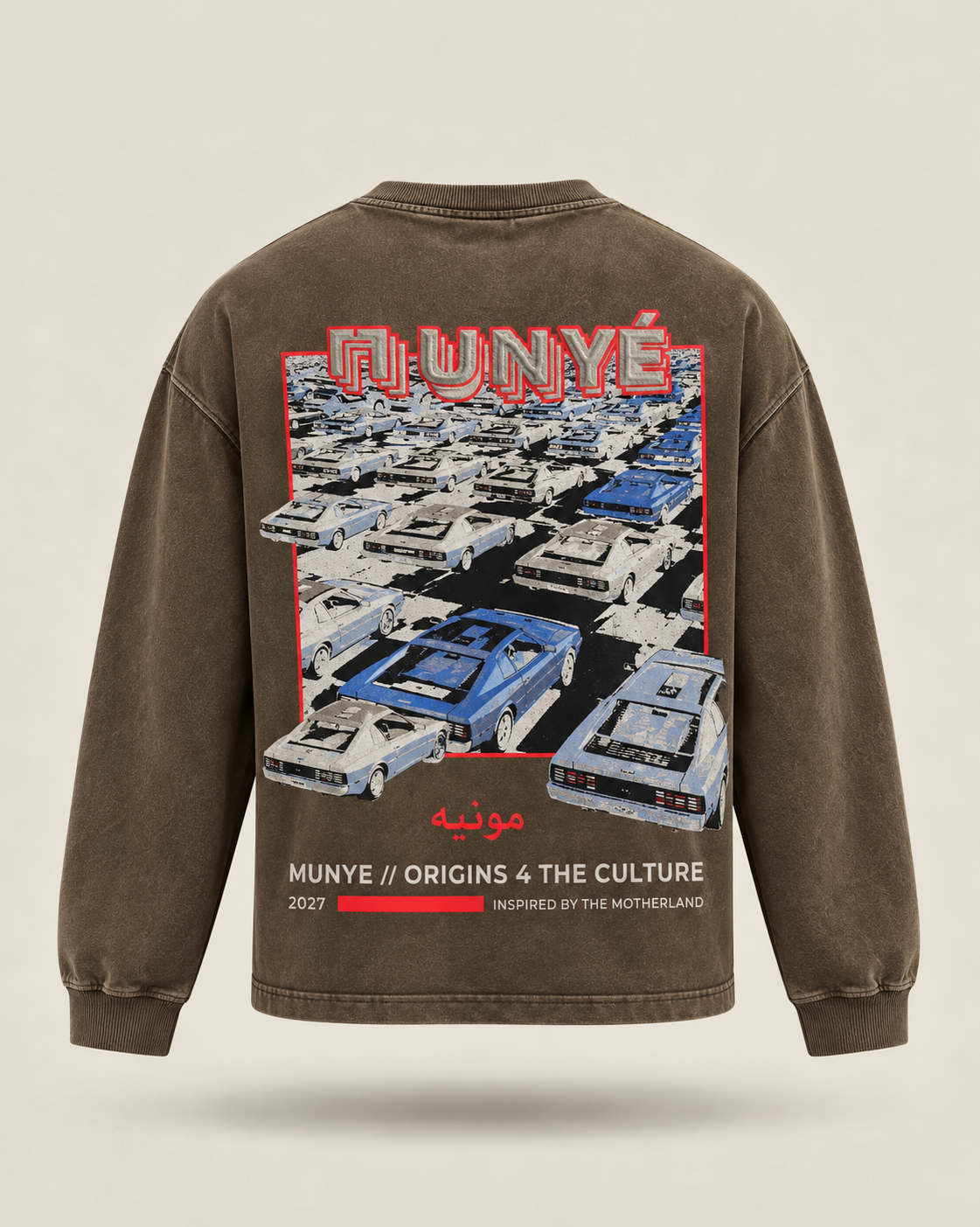 MUNYÉ Origins Motion Long Sleeve Washed Brown