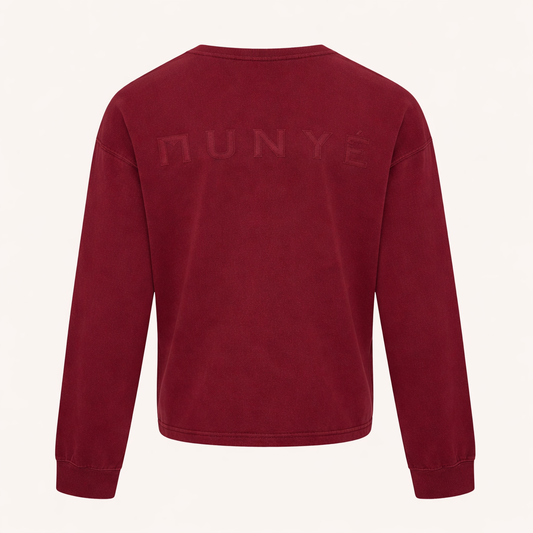 MUNYÉ Core Long Sleeve | Burgundy Red