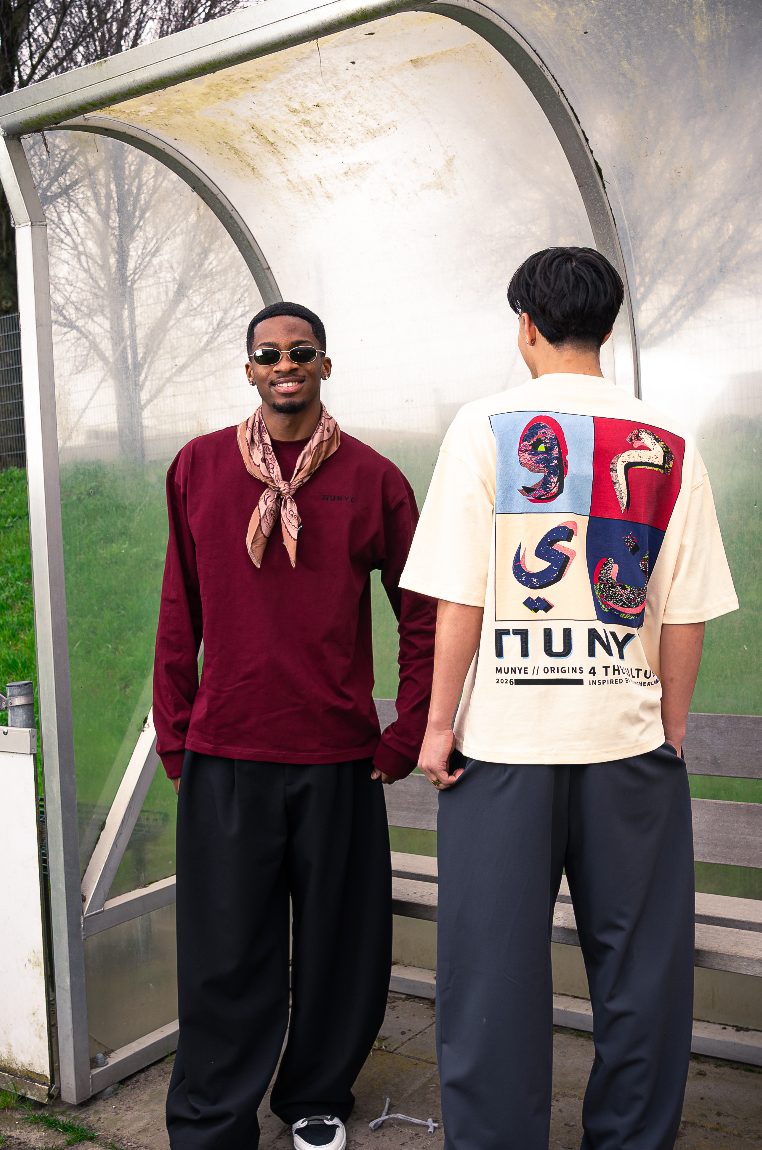 MUNYE Motherland Warhal Tee Off White