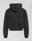 MUNYÉ Raglon Vein Hoodie - Black